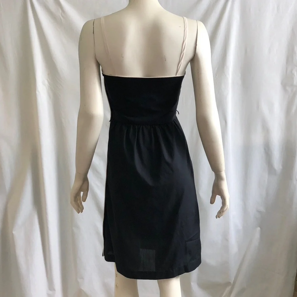 Vintage 70s Women’s Ronda Roy black and white button up sun dress size XS - Picture 7 of 16